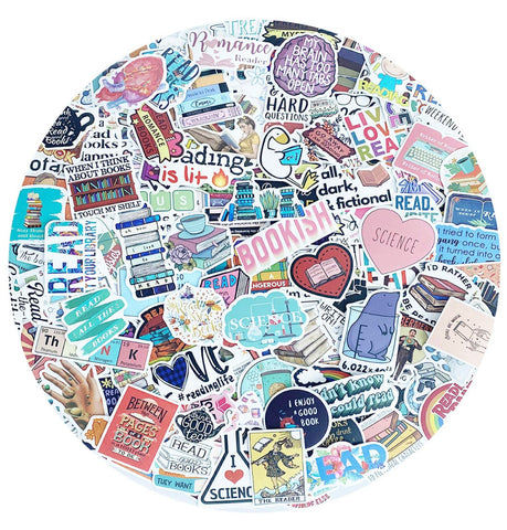 Vinyl Sticker Mix || Reading & Education || 25 Pieces