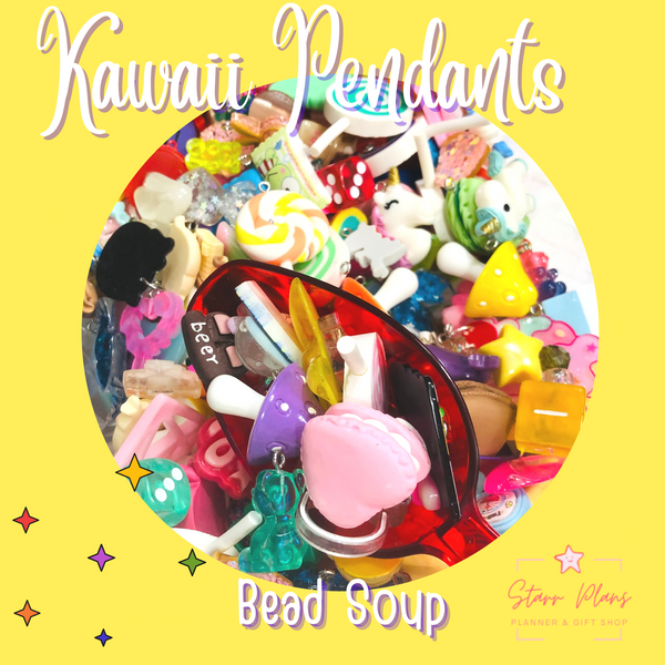 Bead Soup || Kawaii Pendants || Flat Back Charms || Inner Child || Crafts & Jewelry || Kids Crafts