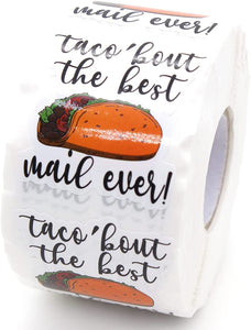 Happy Mail - Stickers- Taco 'Bout the Best Mail